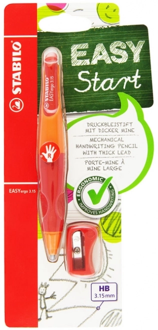 Stabilo Easyergo Pencil For Right Handed 3.15 Mm Orange