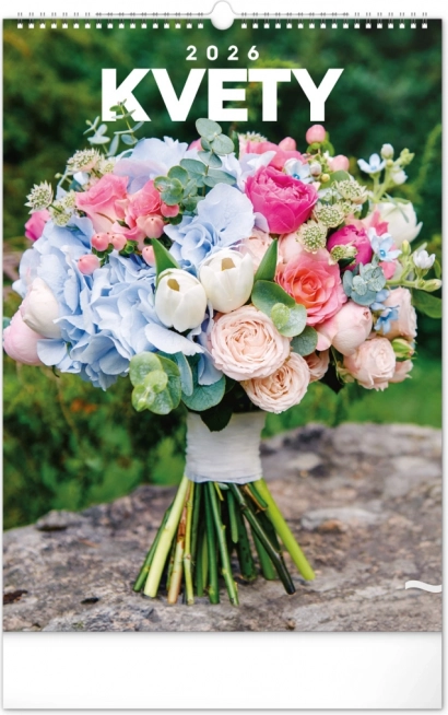 Wall Calendar Flowers 2026