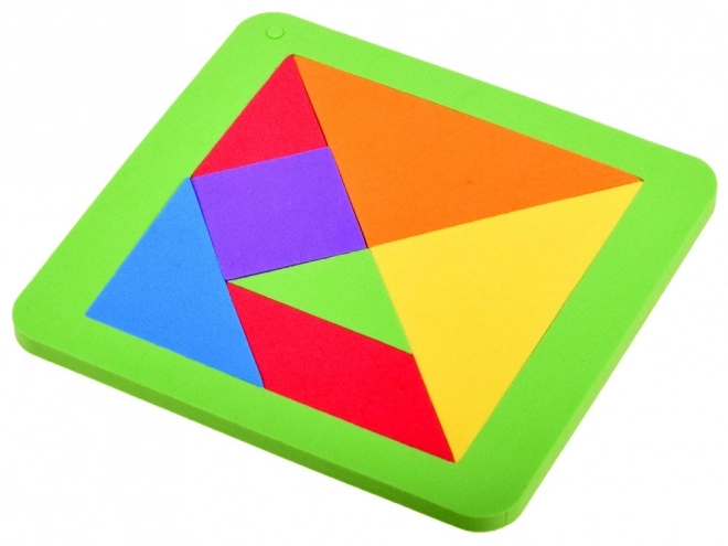 Colorful Foam Tangram Puzzle