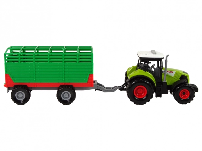 Farm Tractor with Trailer Toy