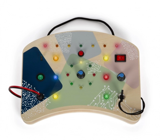 Wooden LED Activity Board for Kids