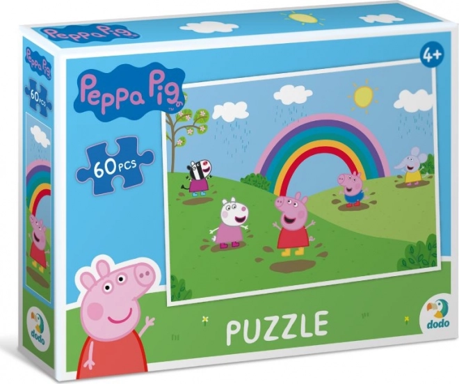 Peppa Pig Puzzle Rainbow Fun 60 Pieces