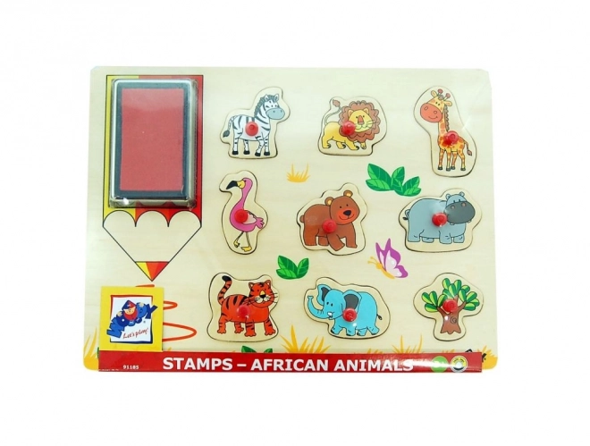 Safari Stamps and Puzzle 2 in 1