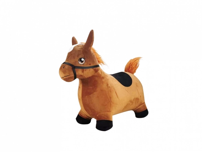 Plush Horse Hopper with Pump