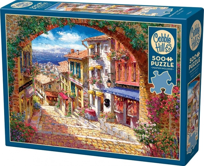 Arched Passage to Cagne 500 Piece Puzzle