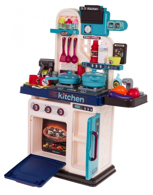 Children's Play Kitchen Set with Light, Sound, and Water Features