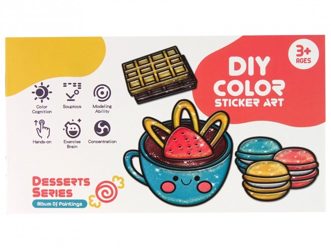 Window Stickers DIY Sweets Glitter Set