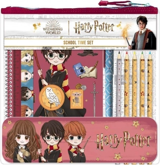 School and creative set HARRY POTTER in plastic case 24 × 24 × 3 cm