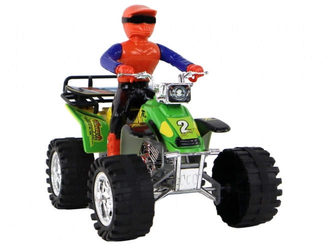 Friction Powered Push Quad Bike