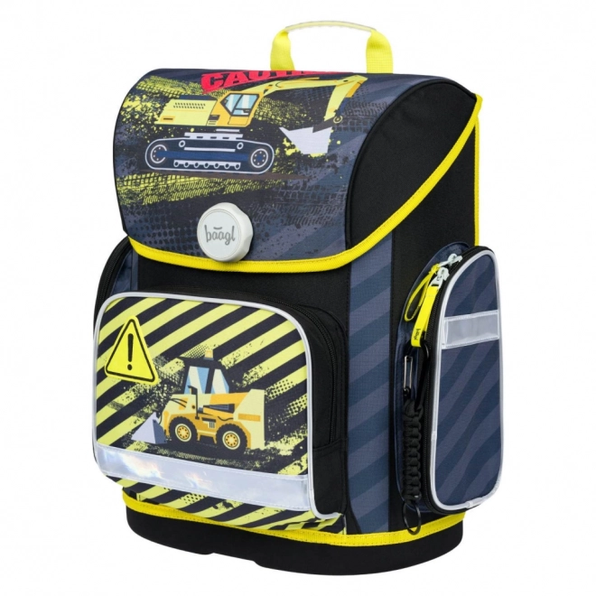 School Backpack Ergo Construction Truck