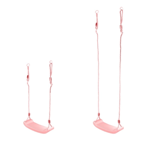 Children's swing on rope pink