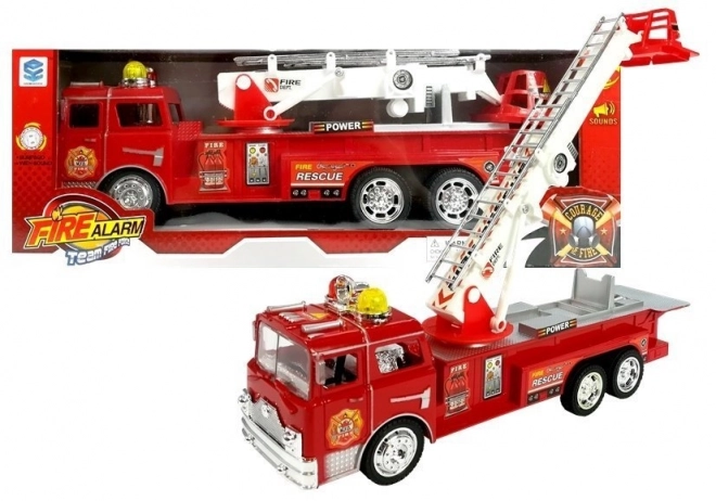 Fire Truck with Extendable Ladder