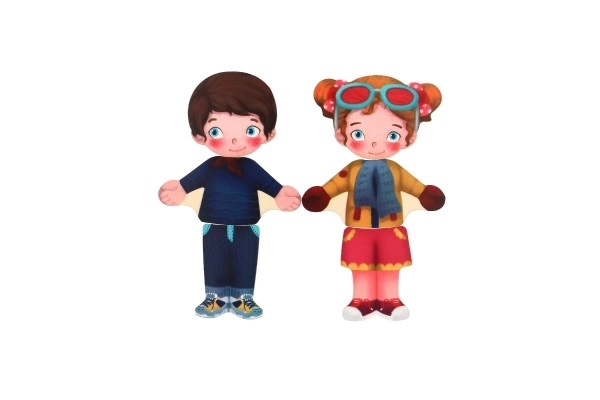 Wooden Dress-Up Puzzle for Boys and Girls