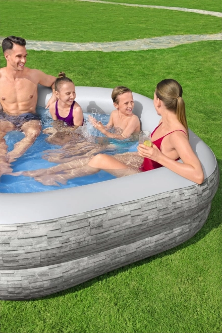 Inflatable Family Garden Pool with Seats