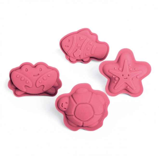 Bigjigs Toys Pink Coral Silicone Sand Molds