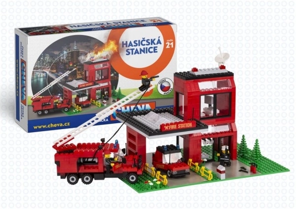 Cheva Fire Station Building Set