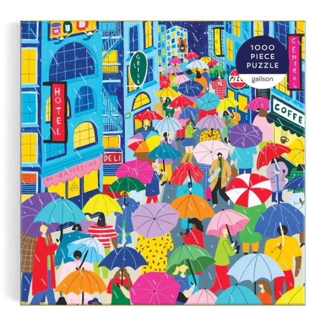 Galison Puzzle Umbrella Alley 1000 Pieces