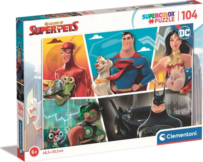 Clementoni Puzzle DC League of Super-Pets 104 Pieces