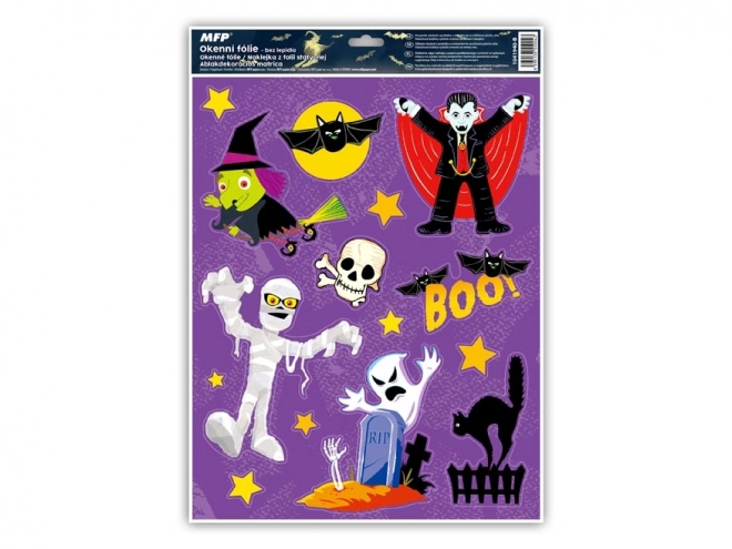 Window Film Halloween Glitter