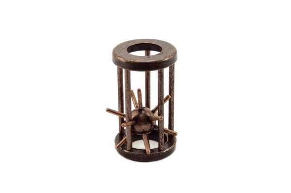 Metal Hedgehog in a Cage Puzzle