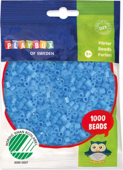 Playbox fusible beads - light blue 1000pcs