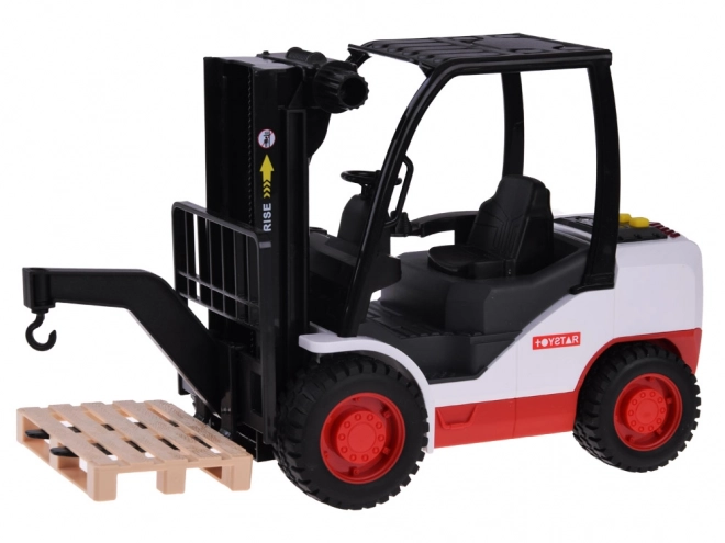 Large Toy Forklift with Sound and Rubber Tires