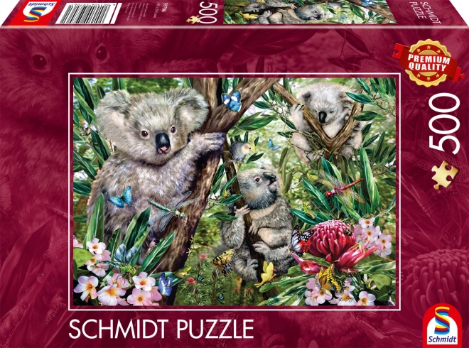 Schmidt Koalas Family Jigsaw Puzzle 500 Pieces