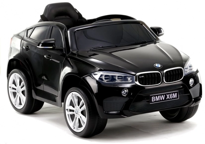 Electric Ride-On Car BMW X6 Black Leather EVA