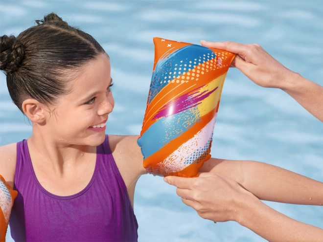 Bestway Colorful Swimming Armbands Butterflies