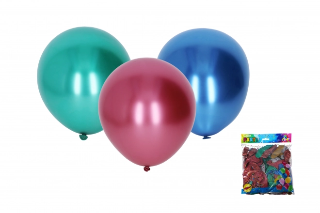 Inflatable 25cm Chrome Balloons