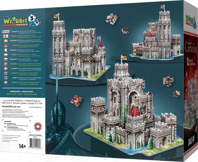 3D Puzzle Camelot Castle