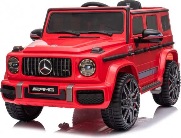 Children's battery-powered car Mercedes G63 red