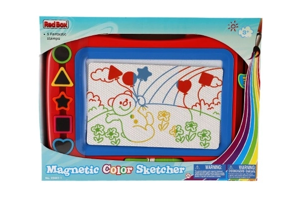 Colorful Magnetic Drawing Board with Stamps