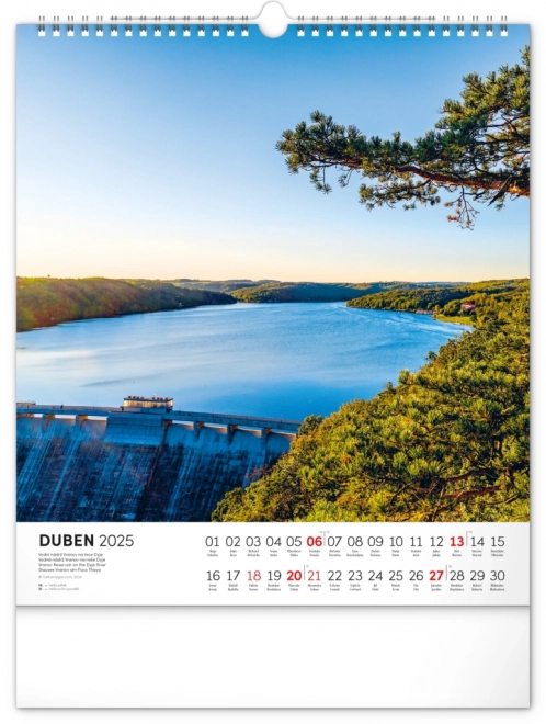 Wall Calendar Water Kingdom 2025