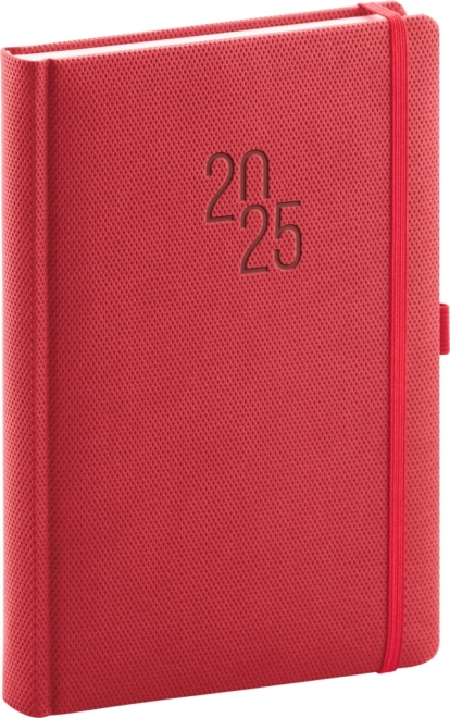 Notique Daily Diary Diamante 2025 Red