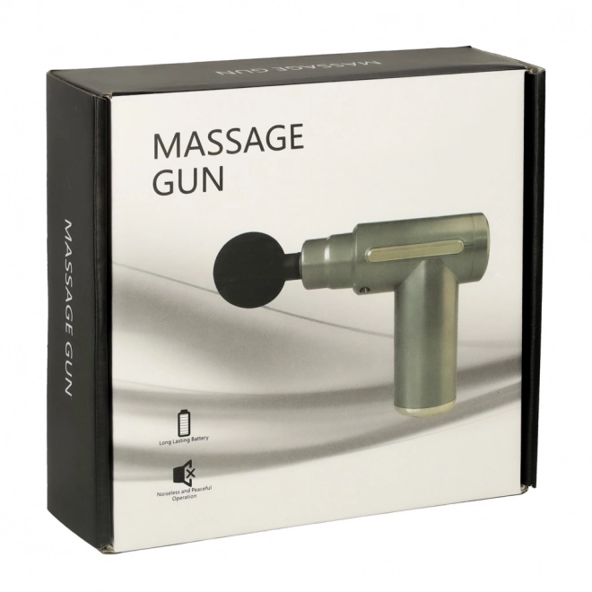 Black Massage Gun with LED and 4 Attachments