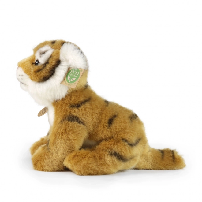 Plush Sitting Tiger 25 cm Eco-Friendly