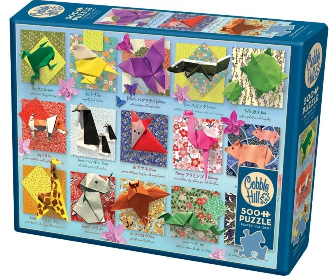 Cobble Hill Puzzle Origami Animals 500 Pieces