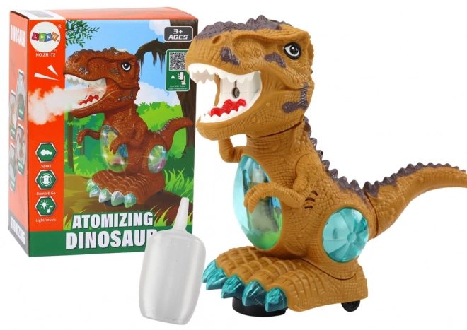 Dancing Dinosaur Toy with Obstacle Detection - Yellow