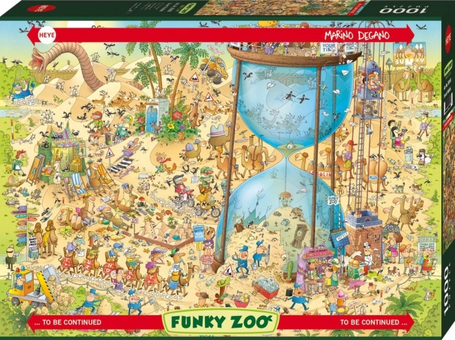 Heye puzzle Crazy Zoo: Desert Exhibit