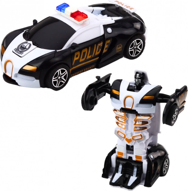 Auto Robot 2v1 Sports Police Car