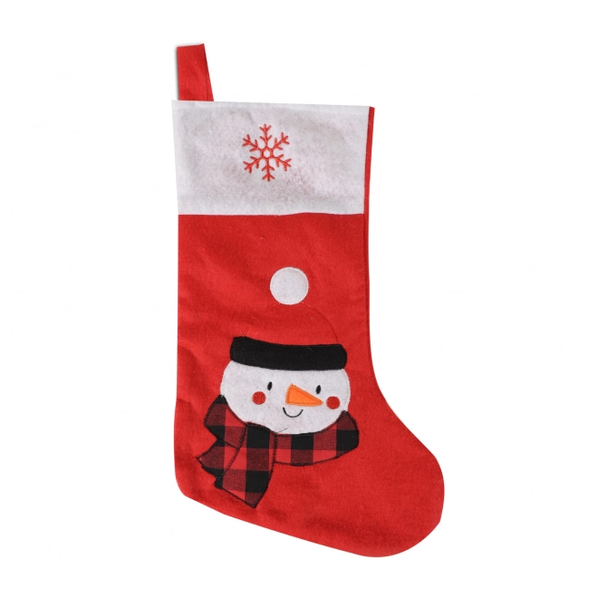 Christmas Stocking with Snowman