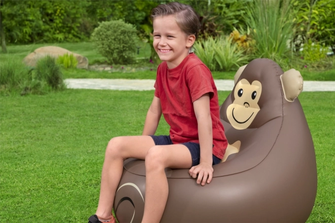Inflatable Monkey Chair for Children