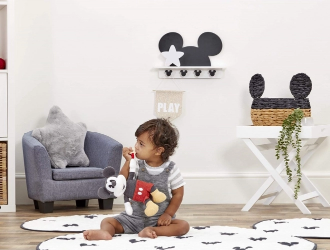 Mickey Mouse Plush Activity Toy with Teether