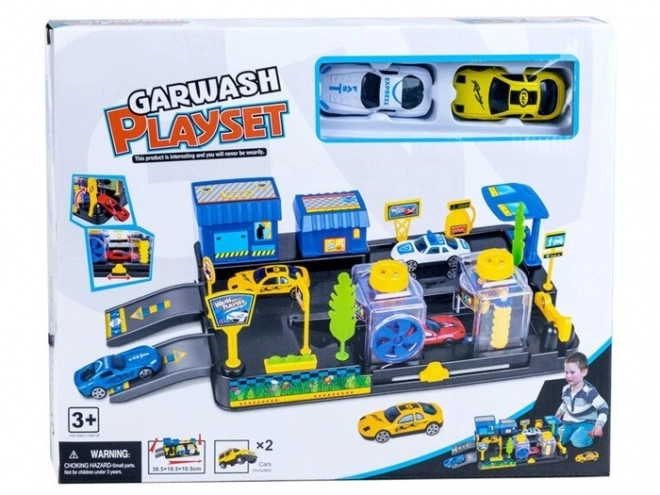 Car Wash And Gas Station Set