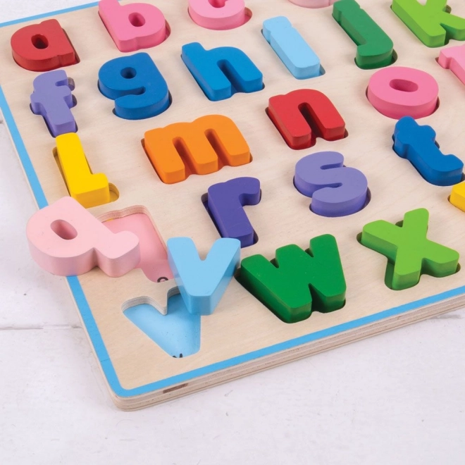 Wooden Alphabet Puzzle - Lowercase Letters