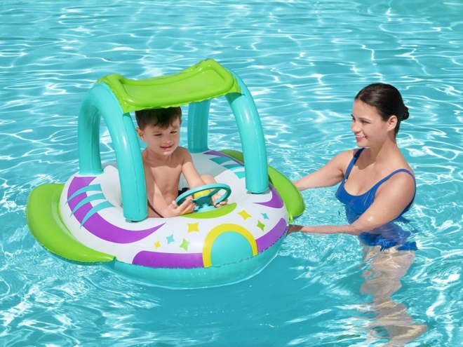 Inflatable Boat With Sunshade For Kids