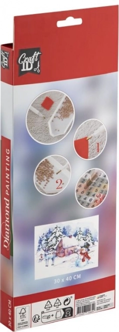 Diamond Painting Winter Landscape Craft Kit 30x40cm