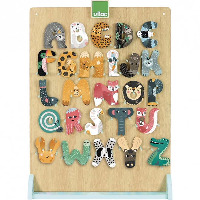 Animal Alphabet Wooden Letters