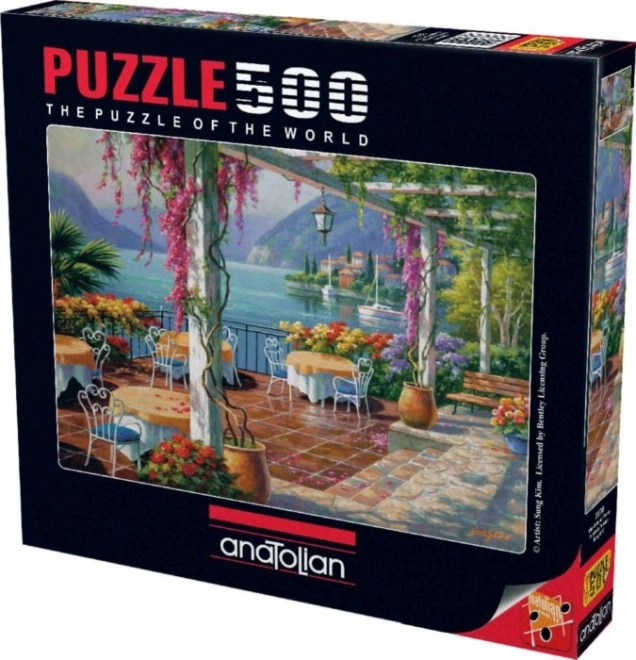 Anatolian Puzzle - Terrace with Wisteria 500 Pieces
